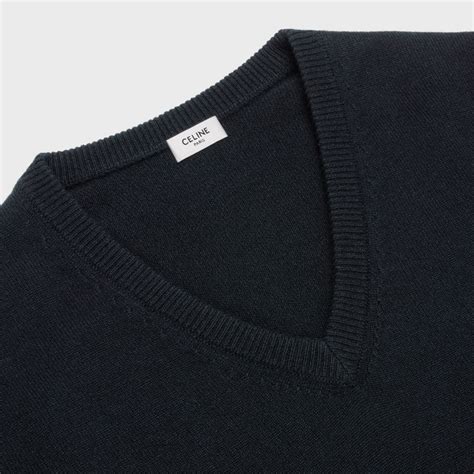 celine v neck sweater|Celine Cashmere V.